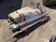 PALLET OF CONDUIT AND TARPS