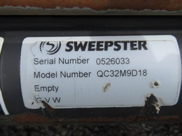 SWEEPSTER QC32M9D18 9' HYDRAUIC ANGLE BROOM ATTACHMENT