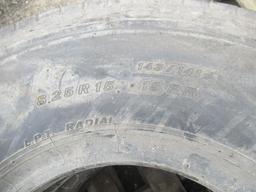 (2) TOYO HYPARADIAL 8.25R15 TIRES