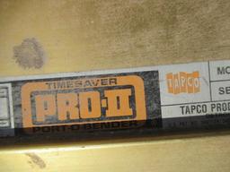 126'' WIDE TAPCO PRO II TIME SAVER PORT-O-BENDER