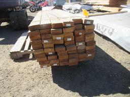 APPROX (60) PIECES OF 2'' X 4'' X 6' LUMBER