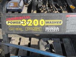 HONDA COMMERCIAL POWER GAS PRESSURE WASHER, 4.0 GPM, 3200 PSI