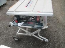 BOSCH 4000 10'' 120V PORTABLE TABLE SAW W/ ADJUSTABLE ANGLE BLADE
