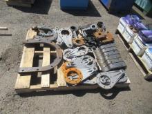 ASSORTED BEARING BRACKETS & STEEL FITTINGS