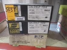 BOX OF WASHINGTON ALLOY MIG WELDING WIRE & (2) BOXES OF ESAB X-SERIES DUAL SHIELD 710X-M WELDING