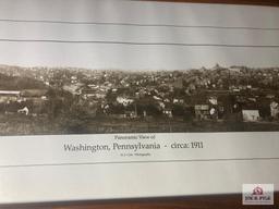 Modern panorama view of Washington PA circa 1911 39 x 15