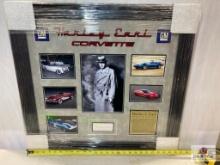 Harley Earl "Corvette" Signed Cuts Photo Frame