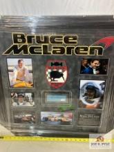 Bruce McLaren "McLaren" Signed Cut Photo Frame