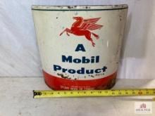 1950's "Pegasus"A Mobil Product" Curved Metal Sign