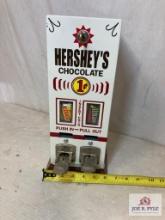 1940's "Hershey's Chocolate" Dual Column Vending Machine