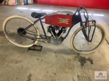 1916 Excelsior Motorcycle Replica Board Track Racer Blue