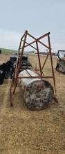 300 GALLON GAS BARREL WITH STAND