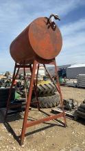 150 GALLON FUEL BARREL WITH STAND