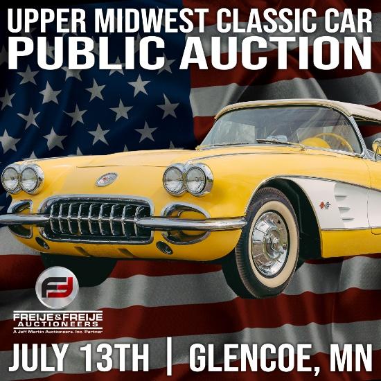 UPPER MIDWEST CLASSIC CAR AUCTION JULY 13 RING 1