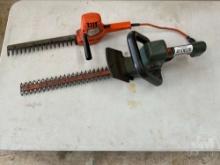 BLACK&DECKER 18”...... ELECTRIC HEDGE TRIMMER & BLACK&DECKER ELECTRIC 13”......SINGLE