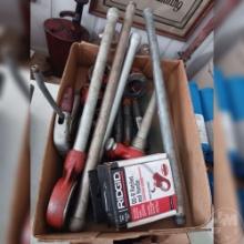 2 BOXES OF RIDGID PIPE THREAD CUTTERS WITH HANDLES