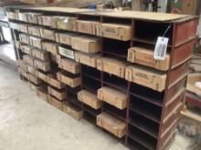 METAL 64 SLOT ORGANIZER BIN 83”......X41”......