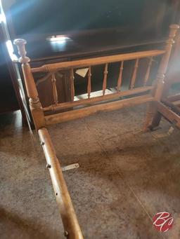 Antique Rope Twin Bed