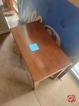 Antique Drop Leaf Table & Coffee Table