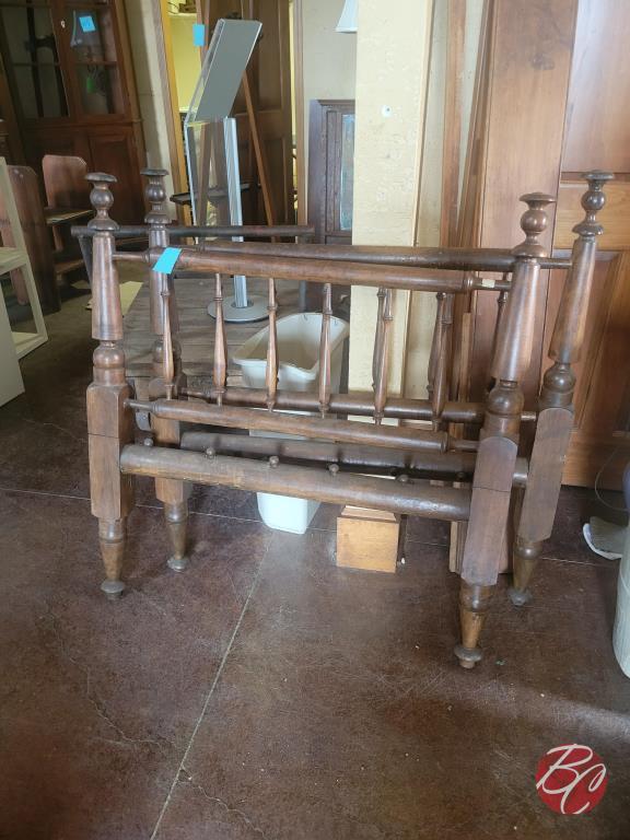 Antique Rope Twin Size Bed