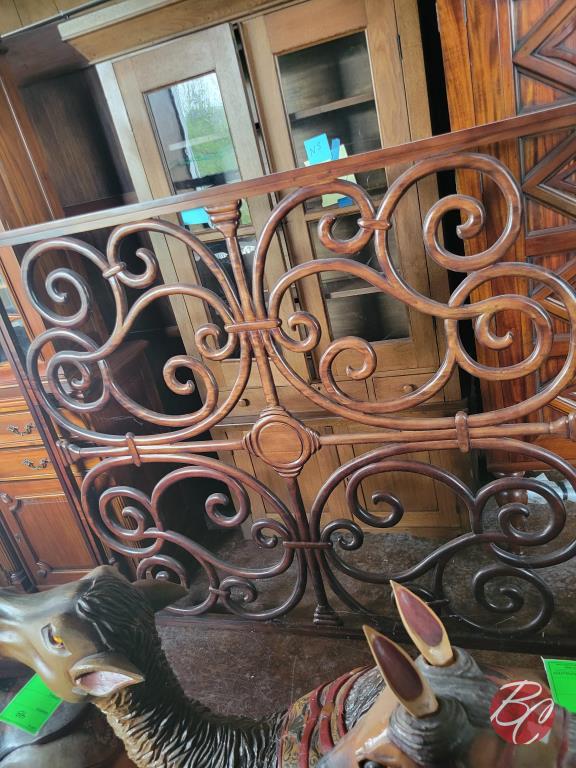 Indonesia Mahogany Hand Carved Wall Wooden Artwork
