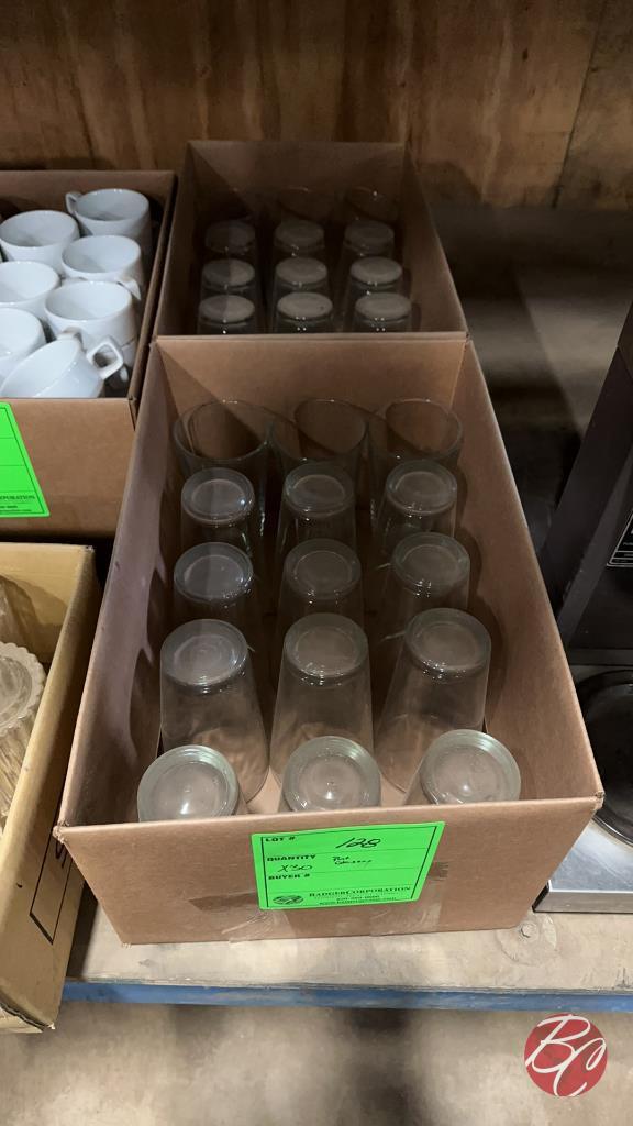 Glass Pint Glasses (In Boxes)
