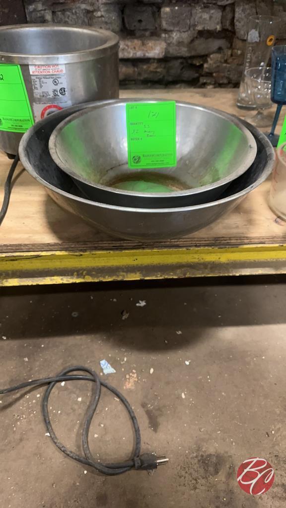 Stainless Steel Mixing Bowls (Vary Sizes)