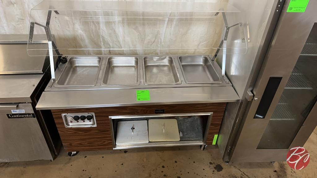Vollrath 38347 Electric 4-Well Steam Table 60" W/