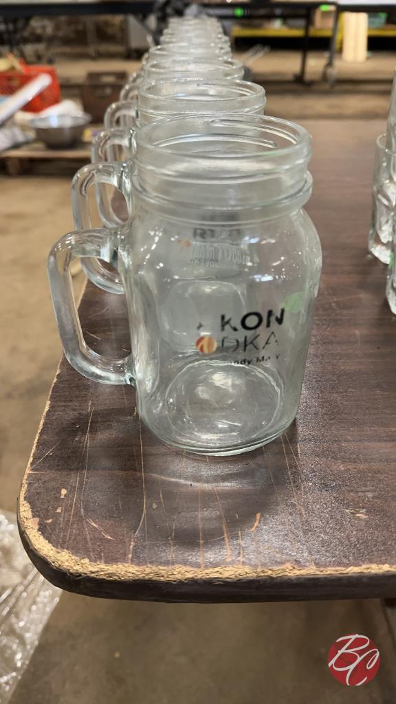 Mason Jars W/ Handles (No Lids)