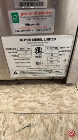 Moyer Diebel 201LT-M4 Under-Counter Dishwasher