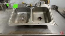 Stainless Steel Drop In Sink Approx: 33x22
