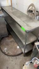 Stainless Steel Table W/ Metro Poles