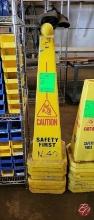 Caution Safety First Wet Floor Signs