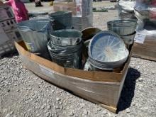 LOT OF METAL UTILITY CONTAINERS