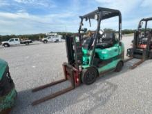 MITSUBISHI FGC25 CUSHION TIRE FORKLIFT