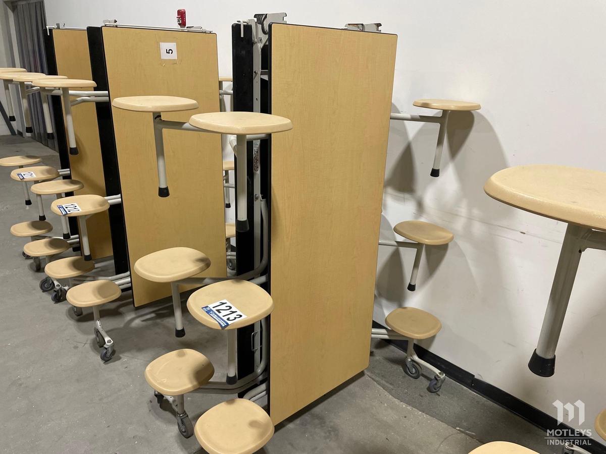 Mobile Folding Cafeteria Table