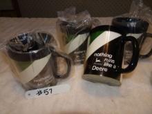 6 Nothing Runs Like a Deere Snowmobile Coffee Mugs