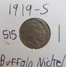 1919-S Buffalo Nickel