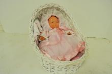 Baby doll W/ bassinet