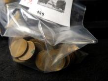 (70) Wheat Cents dating 1940-1949.