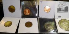 (5) Lincoln Cents, including 1983 S & 2002 S Proofs; 1990 S Proof Quarter; & 1978 S Proof Eisenhower