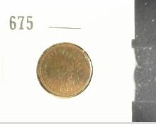1879 Indian Head Cent, VG, porous.