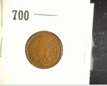1907 Indian Head Cent, EF+.