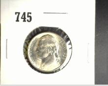 1938 S Jefferson Nickel, Brilliant Uncirculated.