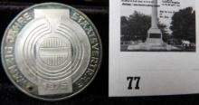1975 Republic of Austria Silver 100 Schilling Staatasvertrag 20th Anniversary of the State Treaty, G