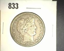 1902 P Barber Half Dollar. Fine-VF.