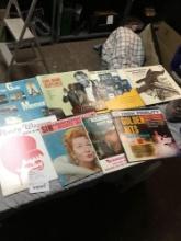 vintage eight piece, LP records, various artist vinyl excellent