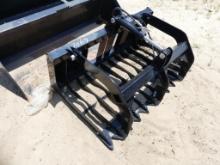 QUICK ATTACH HYD 48" GRAPPLE ROCK BUCKET