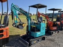 NEW 2024 Agrotk H15 Mini Excavator ( Blue )