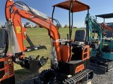 NEW 2024 Agrotk QH12R Mini Excavator ( Orange )